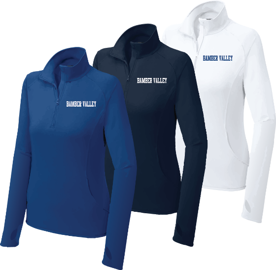 Picture of Sport-Tek® Women's Sport-Wick® Stretch 1/4-Zip Pullover