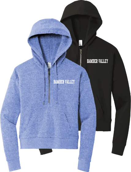 Picture of District® Women’s Perfect Tri® Fleece 1/2-Zip Pullover