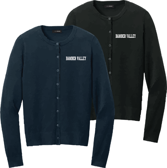 Picture of Port Authority® Women’s Easy Care Crewneck Cardigan Sweater